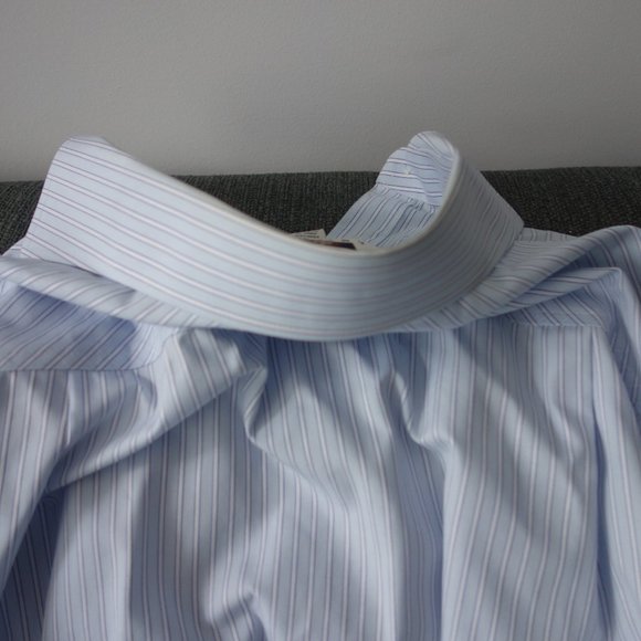 Joseph Abboud Non-Iron 14.5 32/33 100% Egyptan Cotton Dress Shirt - Picture 6 of 6